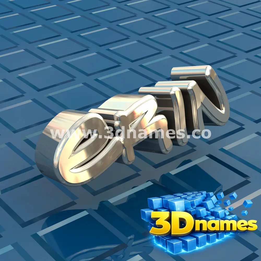 erin in Blue Bling style - 3D name wallpaper
