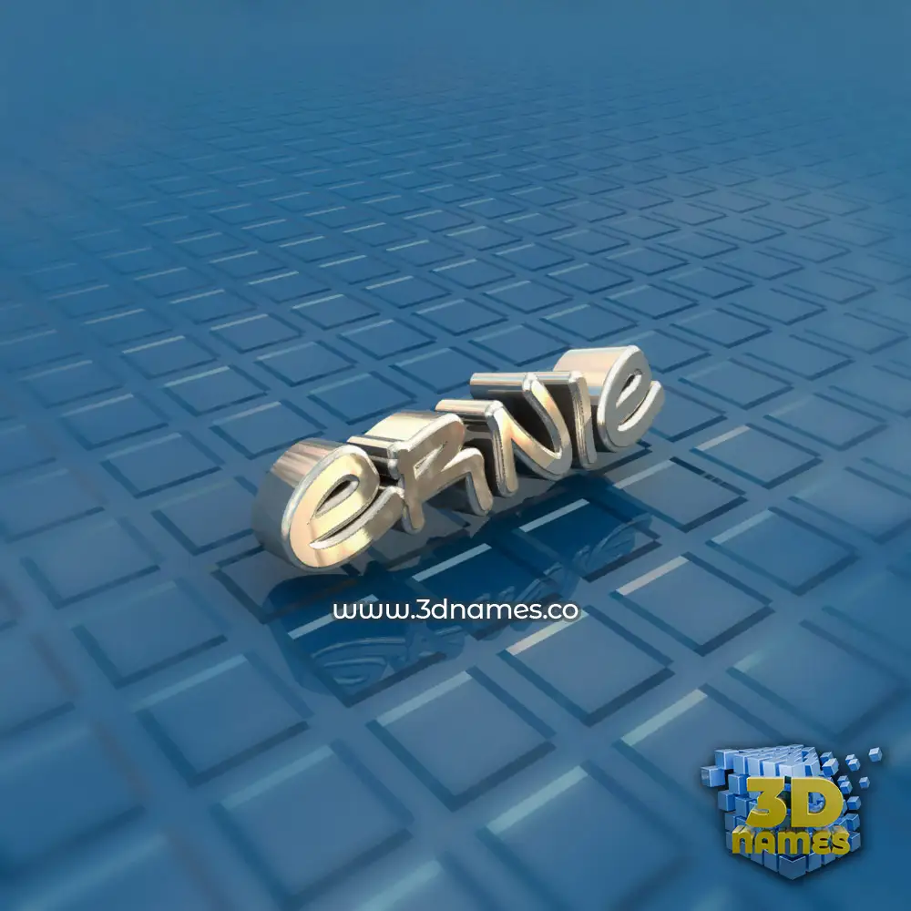 ernie in Blue Bling style - 3D name wallpaper