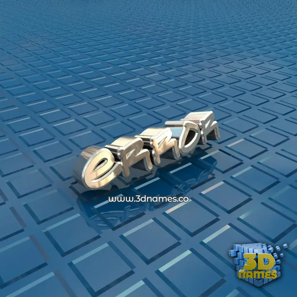 error in Blue Bling style - 3D name wallpaper