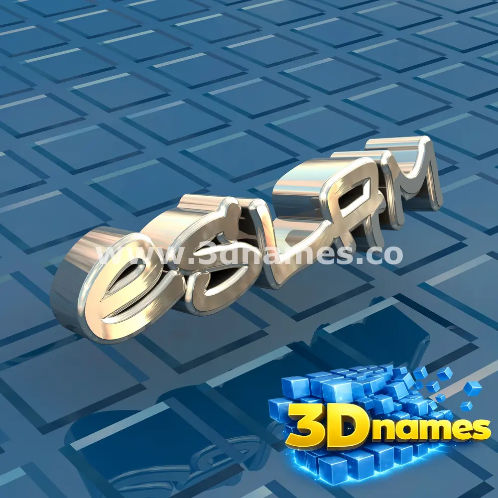 eslam in Blue Bling style - 3D name wallpaper