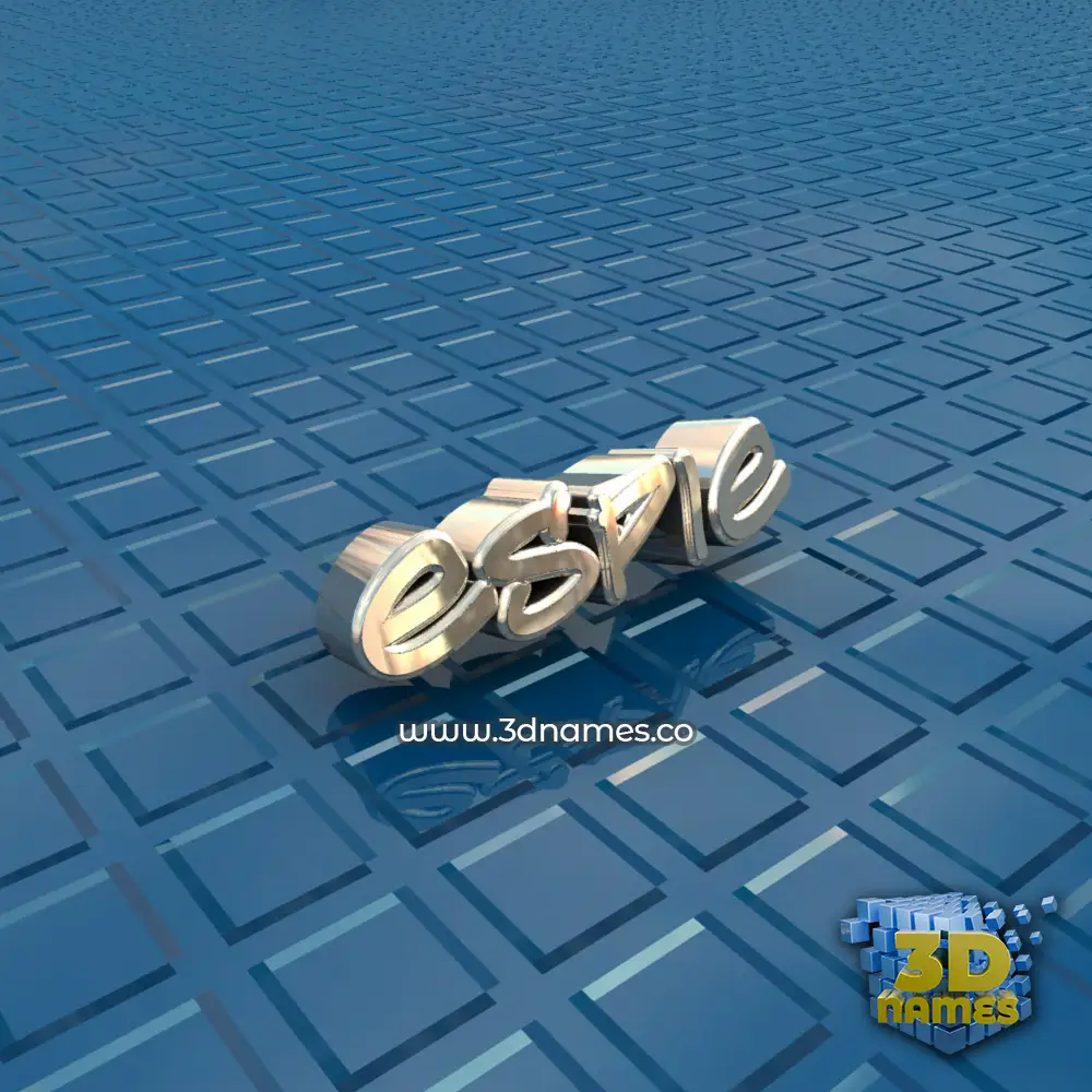 espie in Blue Bling style - 3D name wallpaper