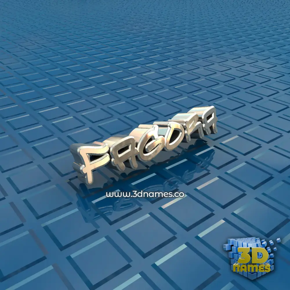 fagora in Blue Bling style - 3D name wallpaper