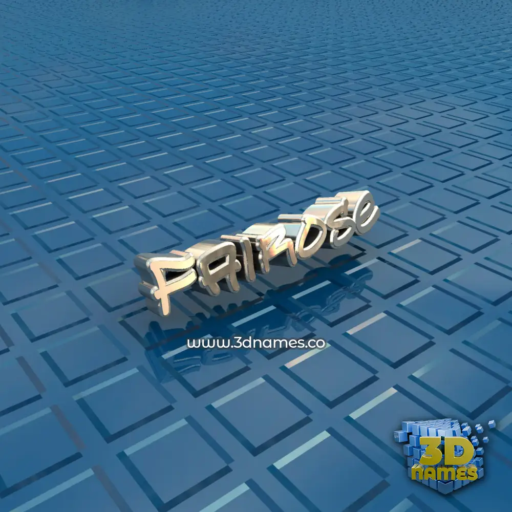 fairose in Blue Bling style - 3D name wallpaper