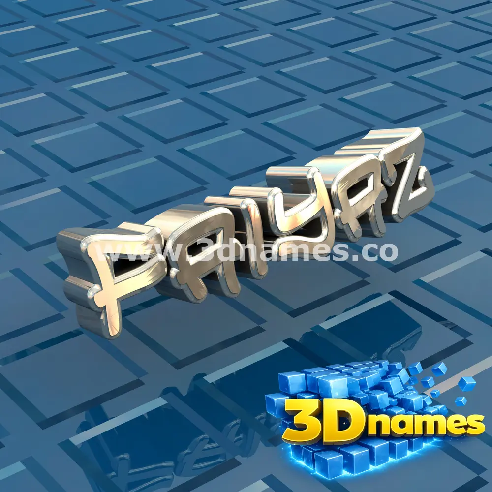 faiyaz in Blue Bling style - 3D name wallpaper