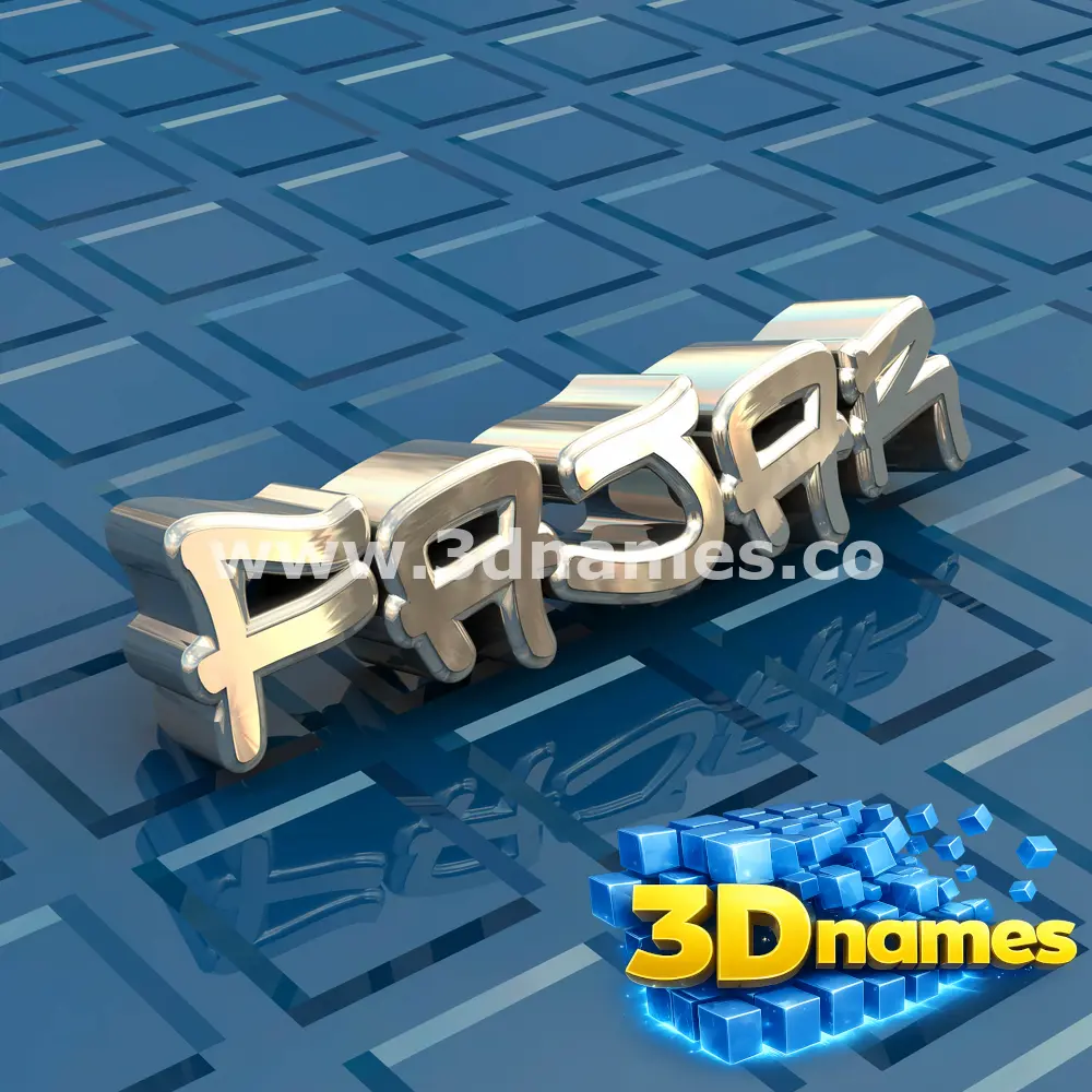 fajar in Blue Bling style - 3D name wallpaper
