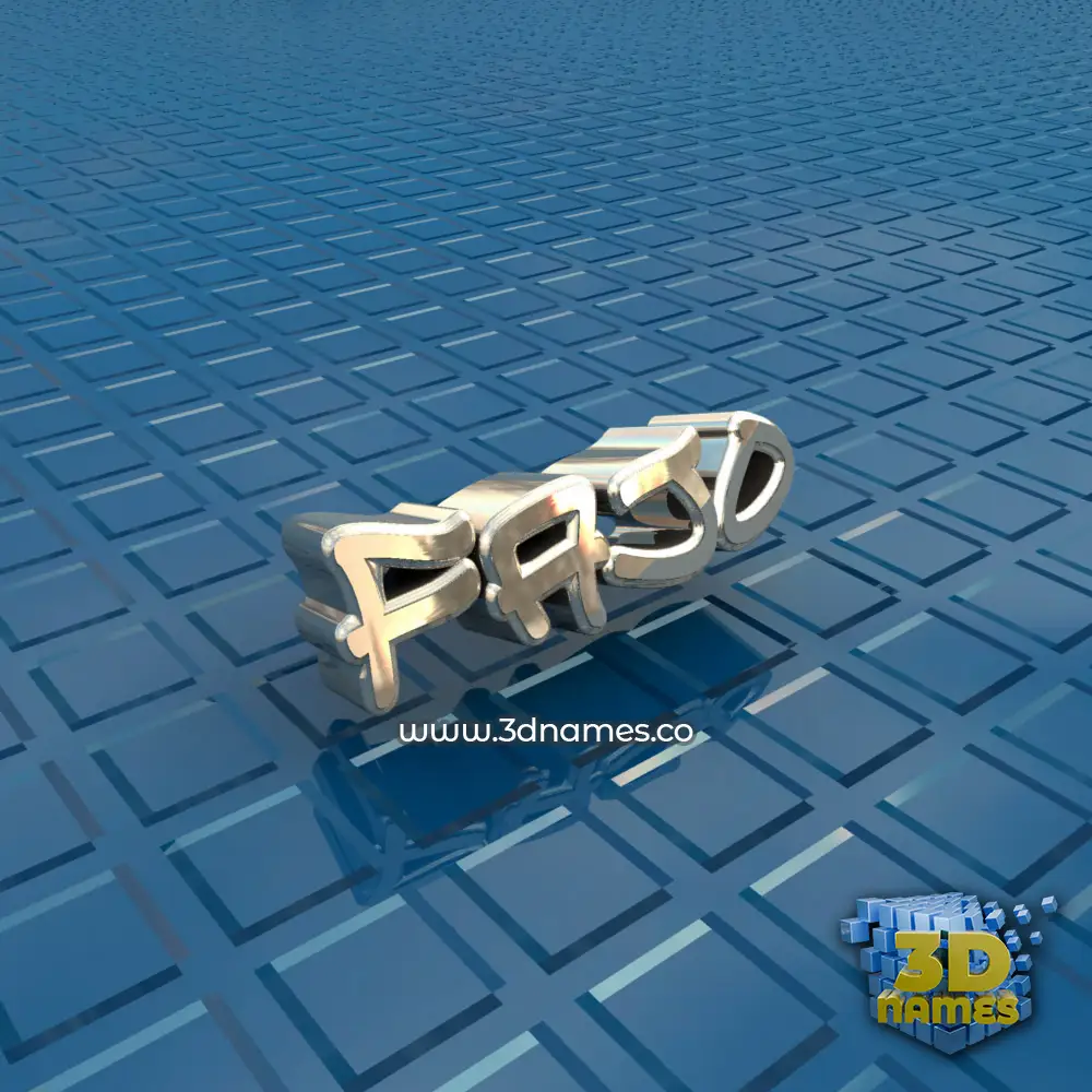 fajo in Blue Bling style - 3D name wallpaper