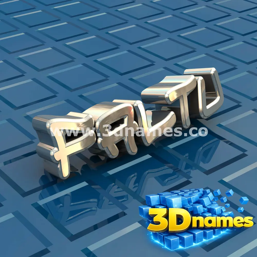 faltu in Blue Bling style - 3D name wallpaper