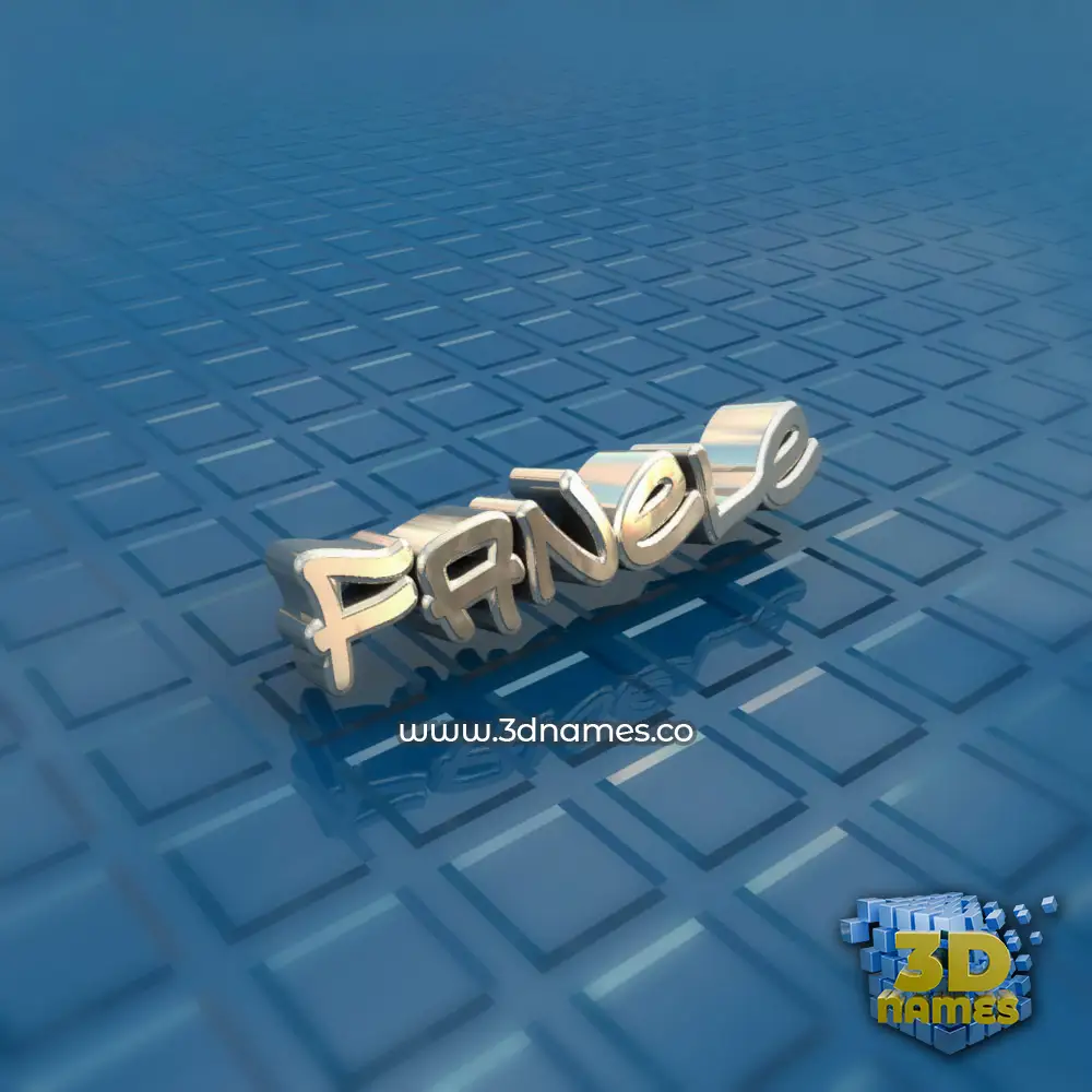 fanele in Blue Bling style - 3D name wallpaper