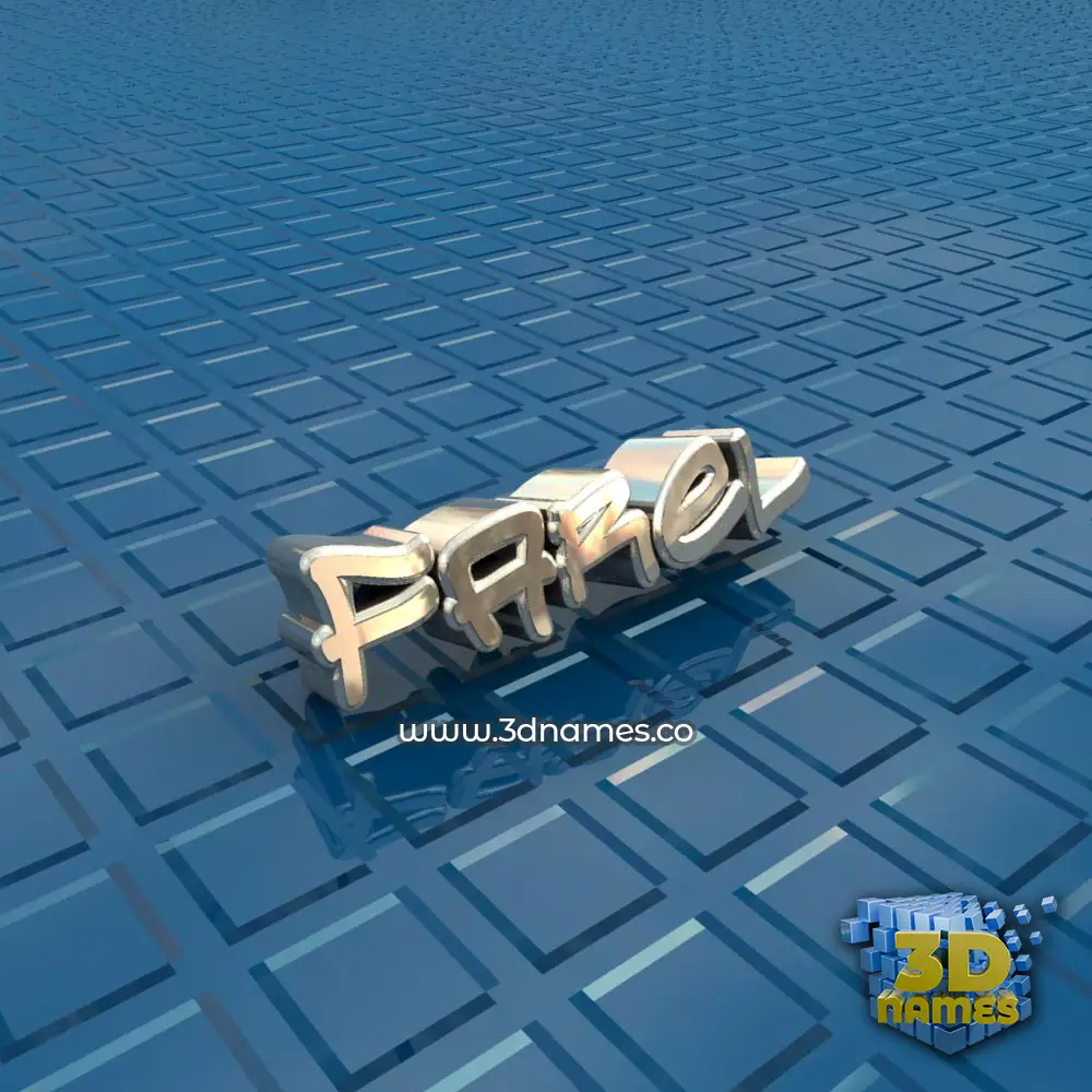 farel in Blue Bling style - 3D name wallpaper
