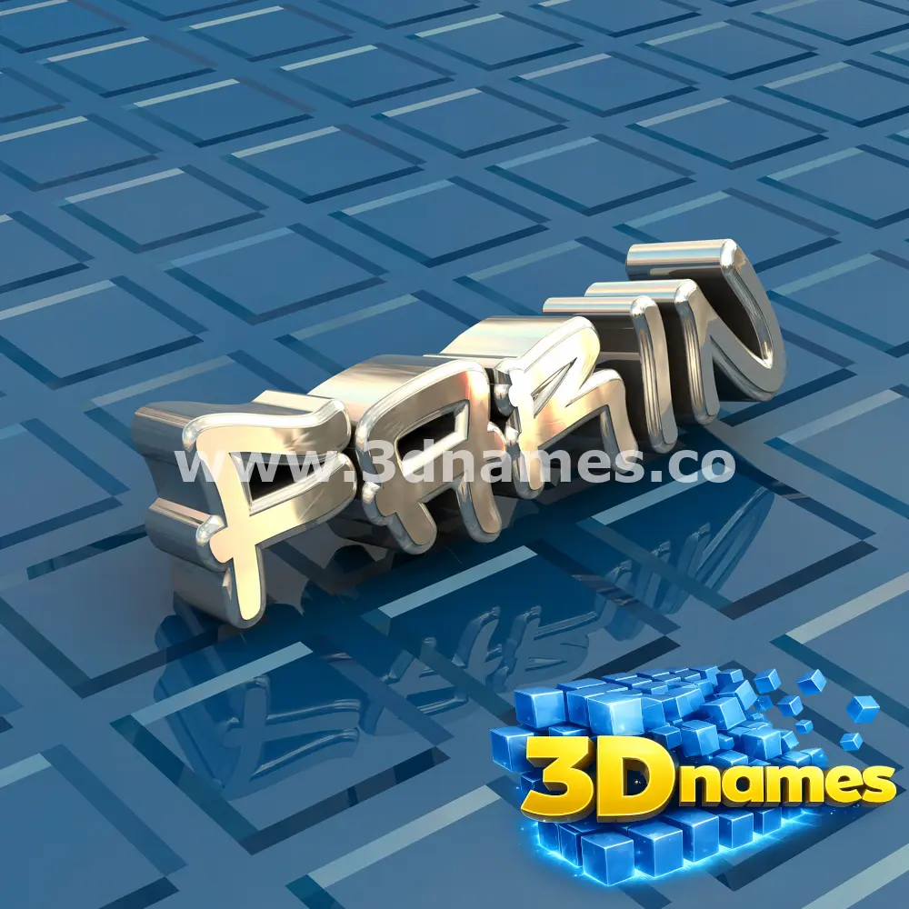 farin in Blue Bling style - 3D name wallpaper