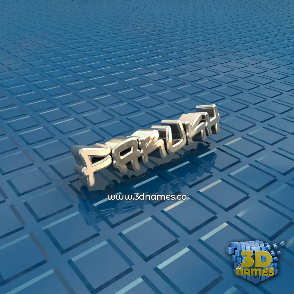 farukh in Blue Bling style - 3D name wallpaper