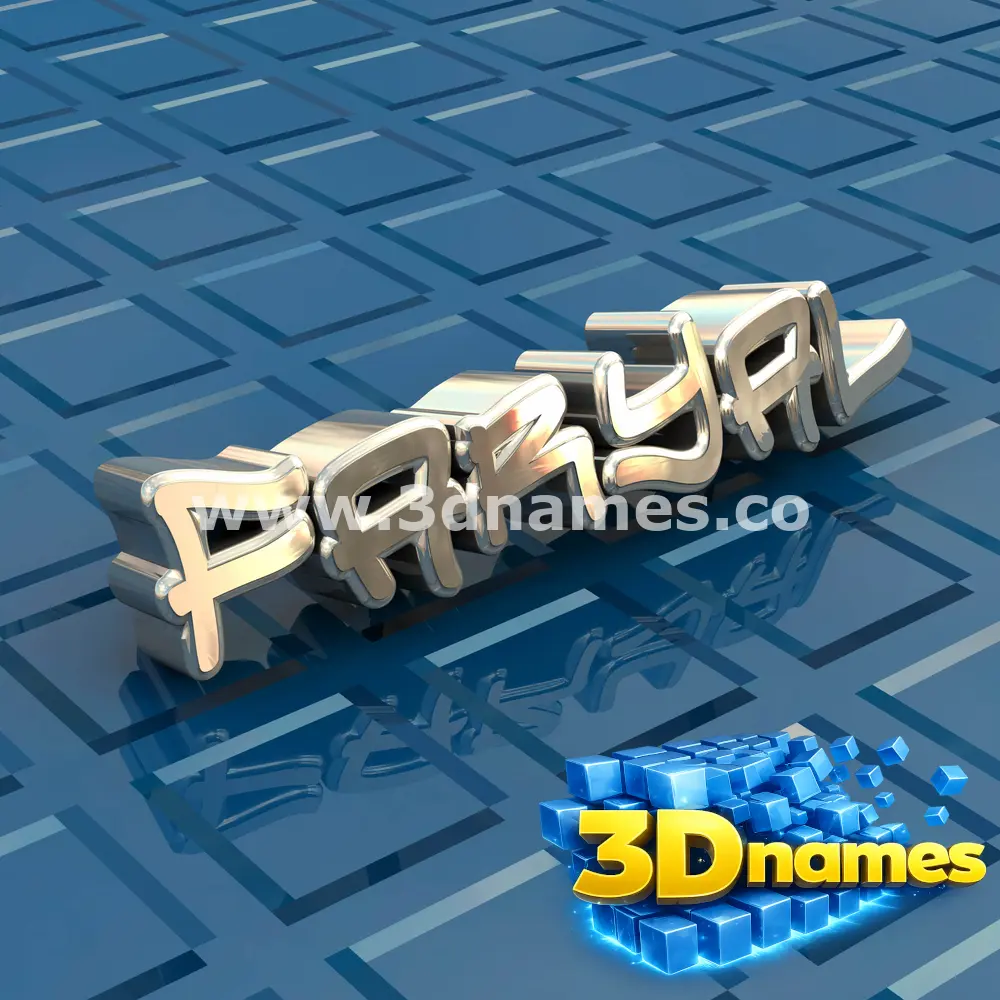 faryal in Blue Bling style - 3D name wallpaper