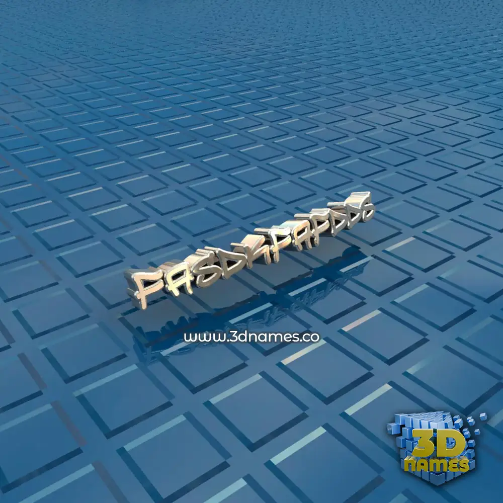 fasdkfafdds in Blue Bling style - 3D name wallpaper