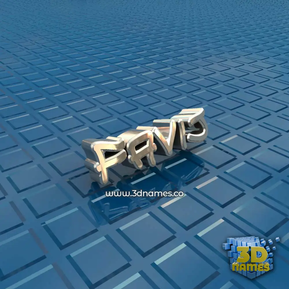 favij in Blue Bling style - 3D name wallpaper