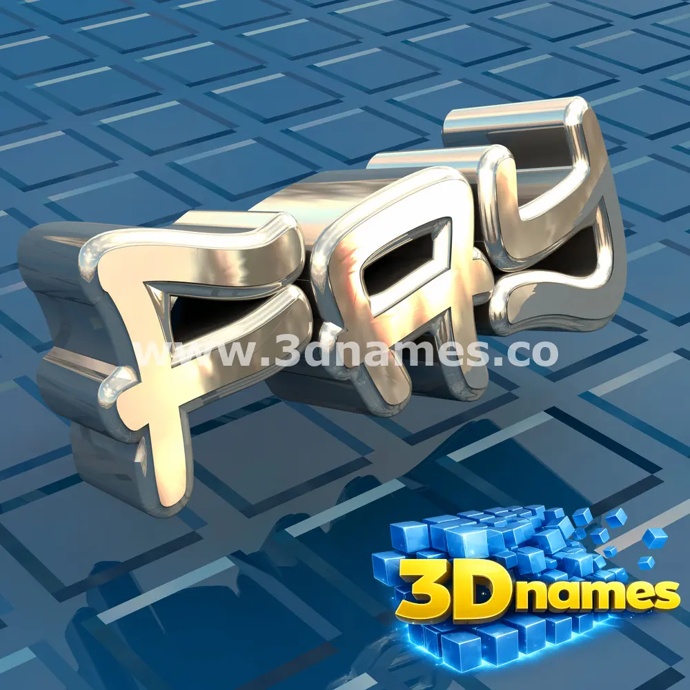 fay in Blue Bling style - 3D name wallpaper