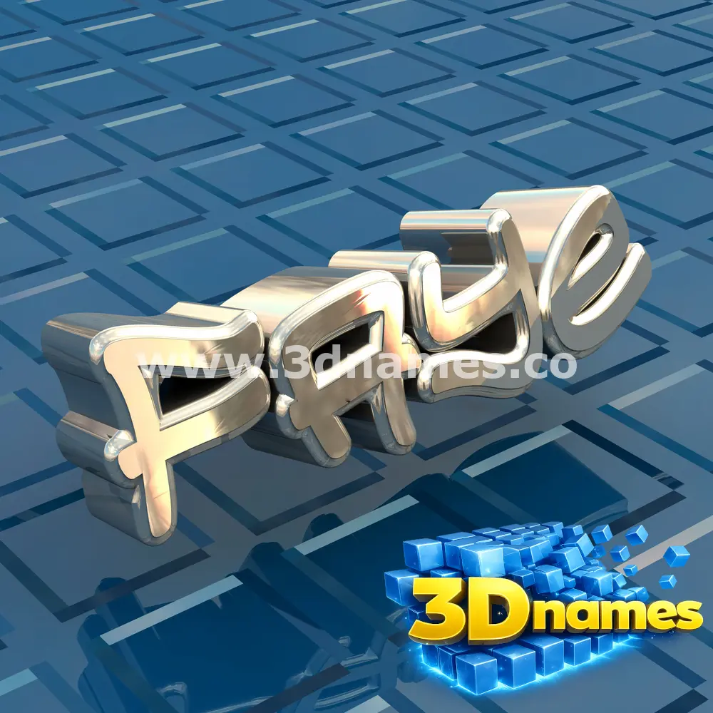 faye in Blue Bling style - 3D name wallpaper