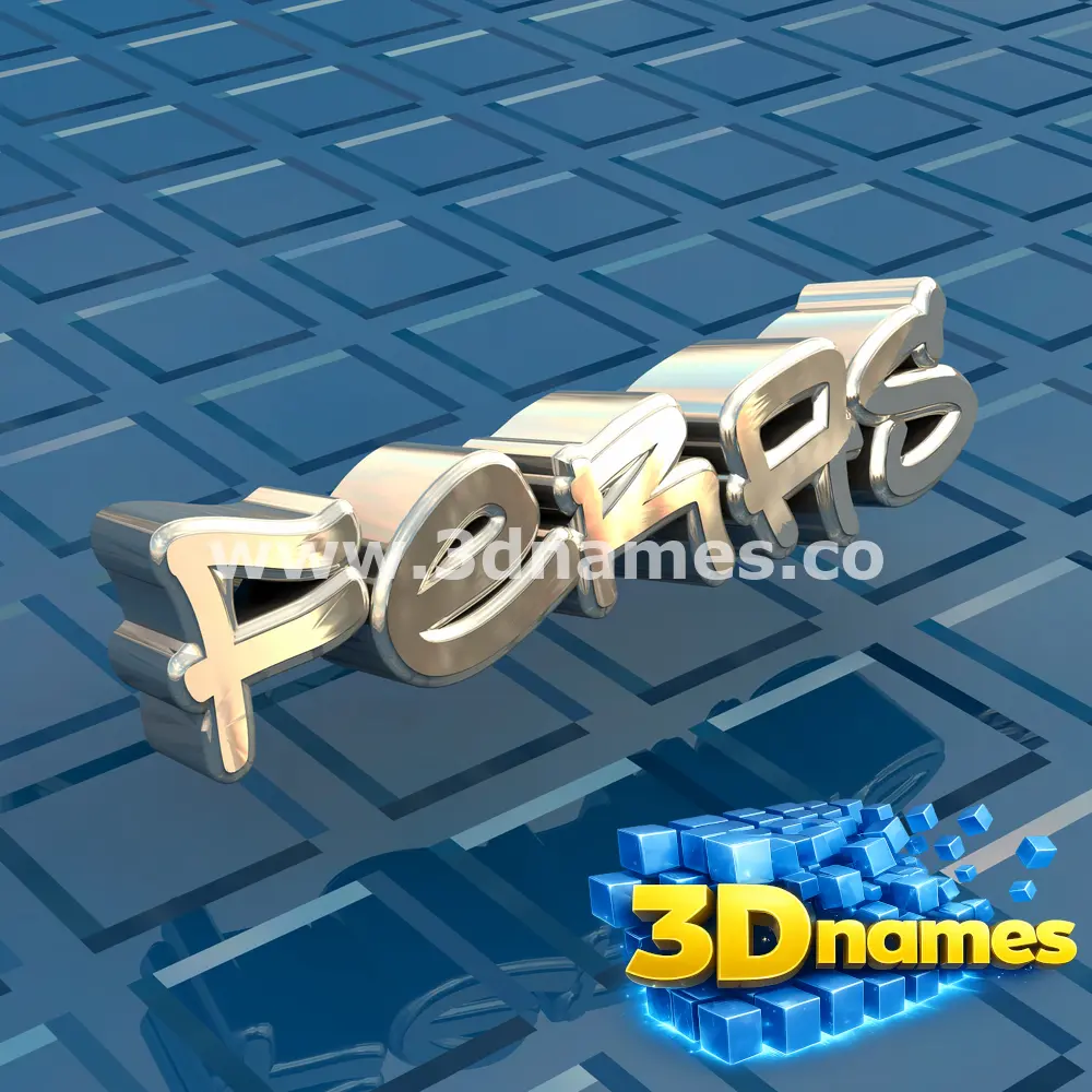 feras in Blue Bling style - 3D name wallpaper