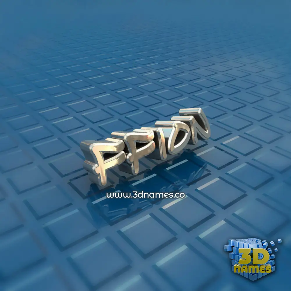 ffion in Blue Bling style - 3D name wallpaper