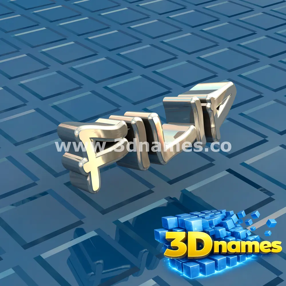 filip in Blue Bling style - 3D name wallpaper