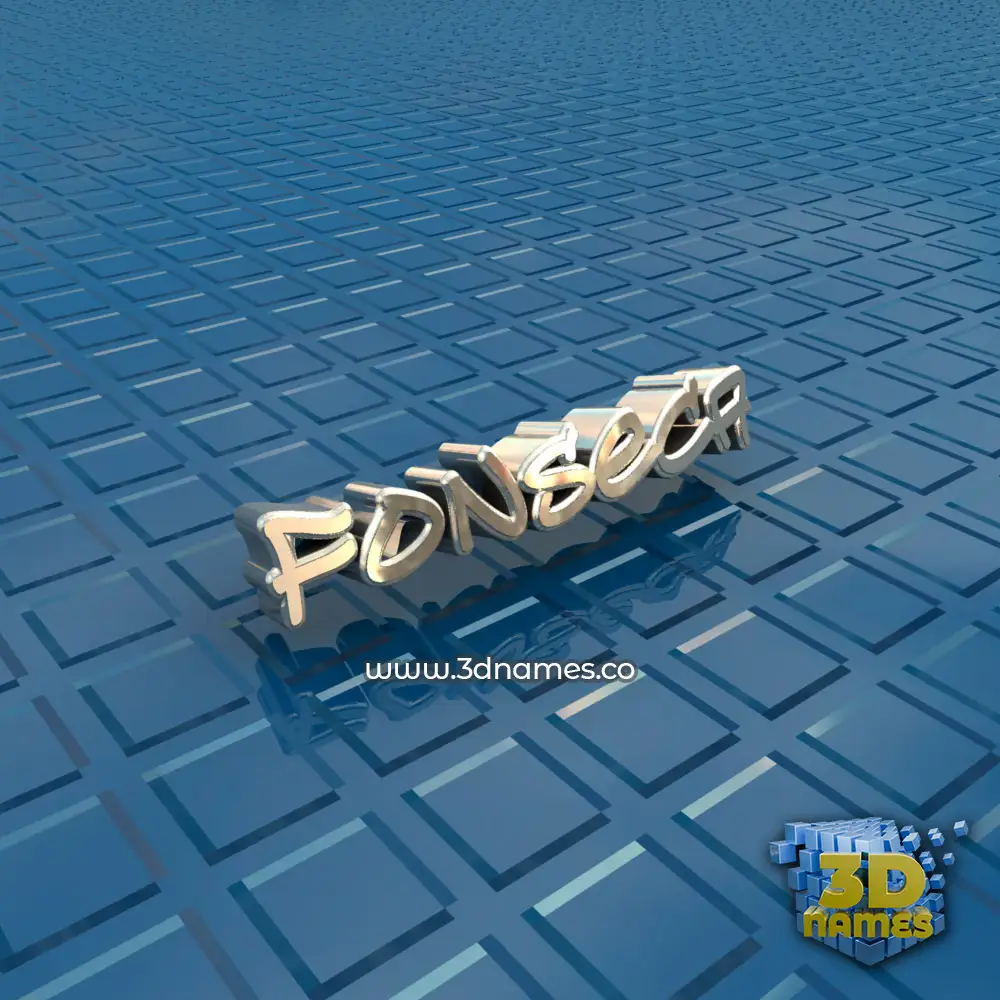 fonseca in Blue Bling style - 3D name wallpaper