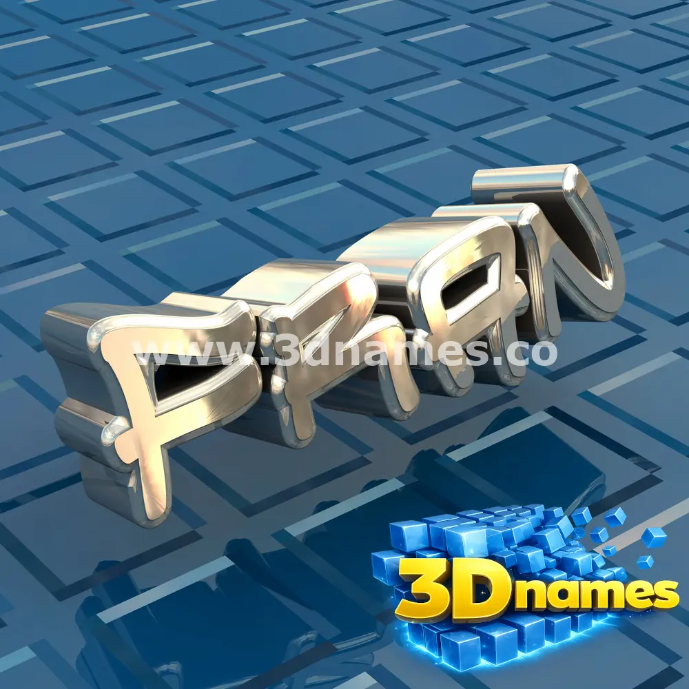 fran in Blue Bling style - 3D name wallpaper