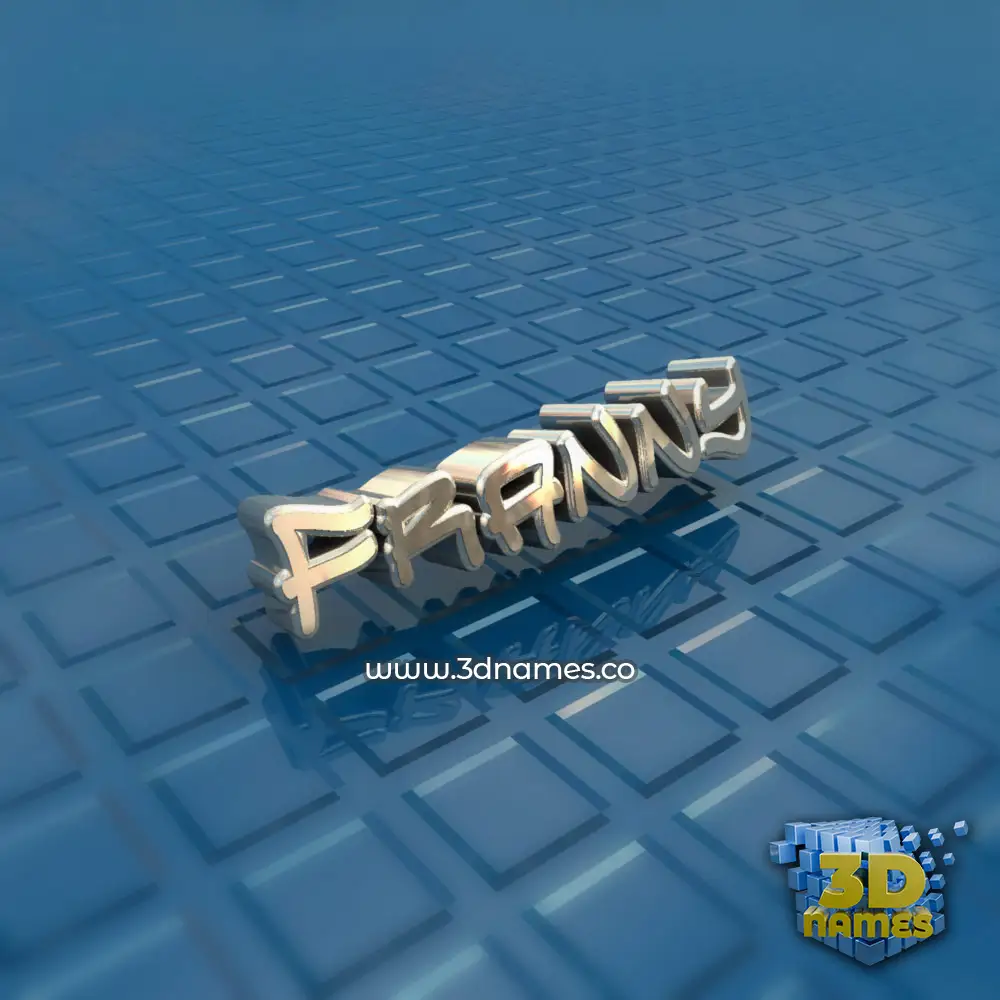 franny in Blue Bling style - 3D name wallpaper
