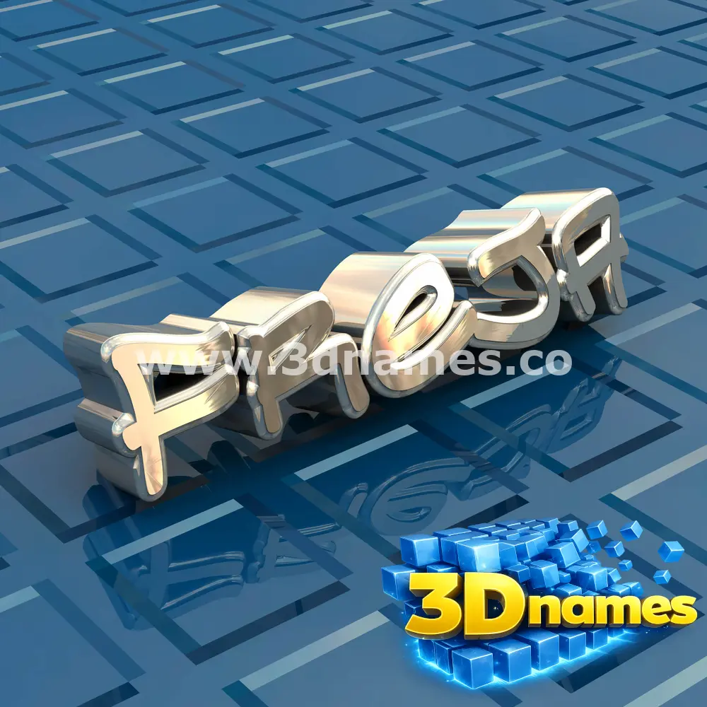 freja in Blue Bling style - 3D name wallpaper