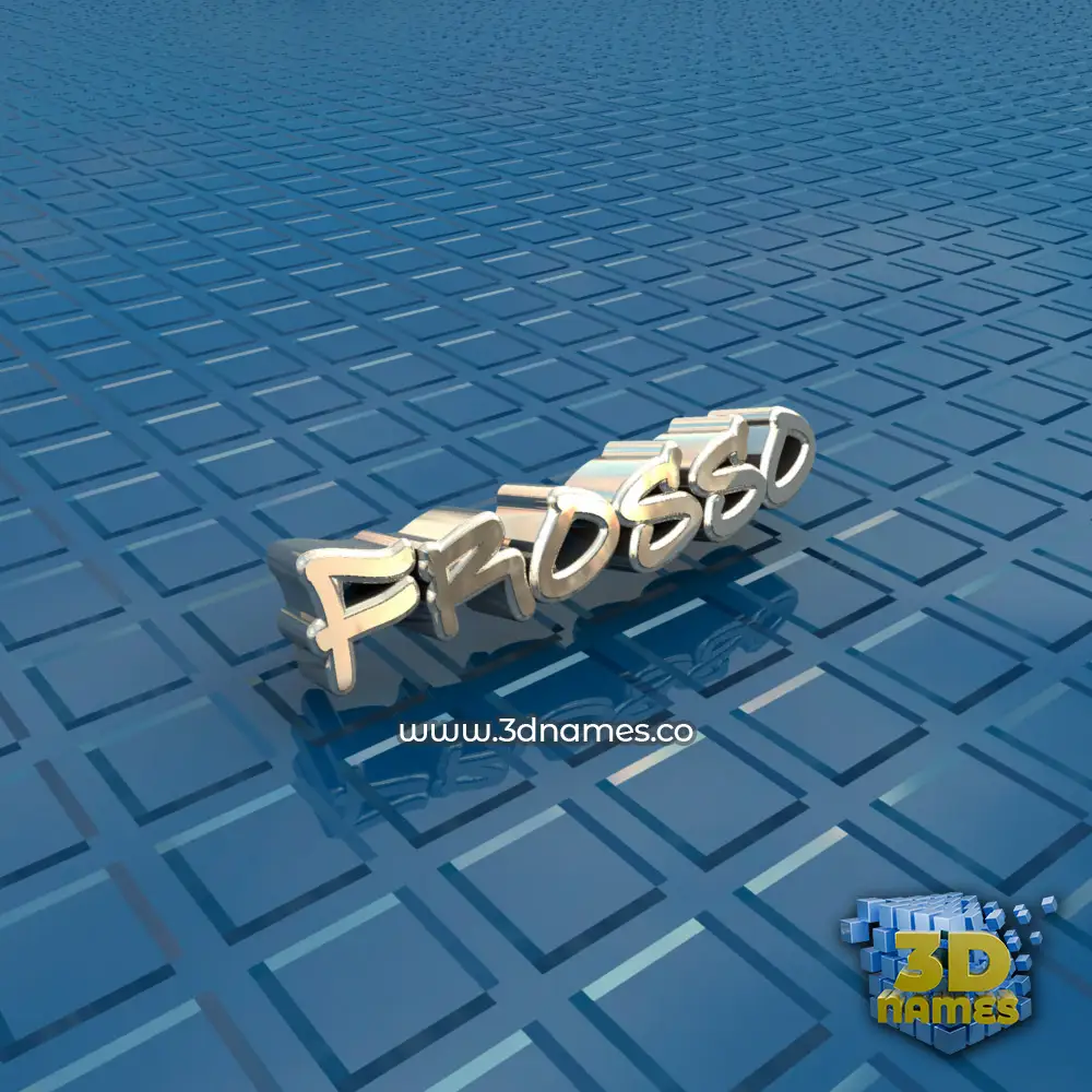frosso in Blue Bling style - 3D name wallpaper
