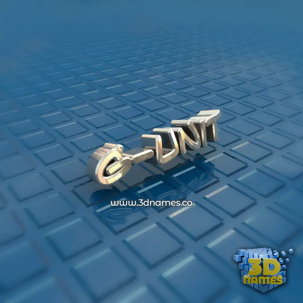 g-unit in Blue Bling style - 3D name wallpaper