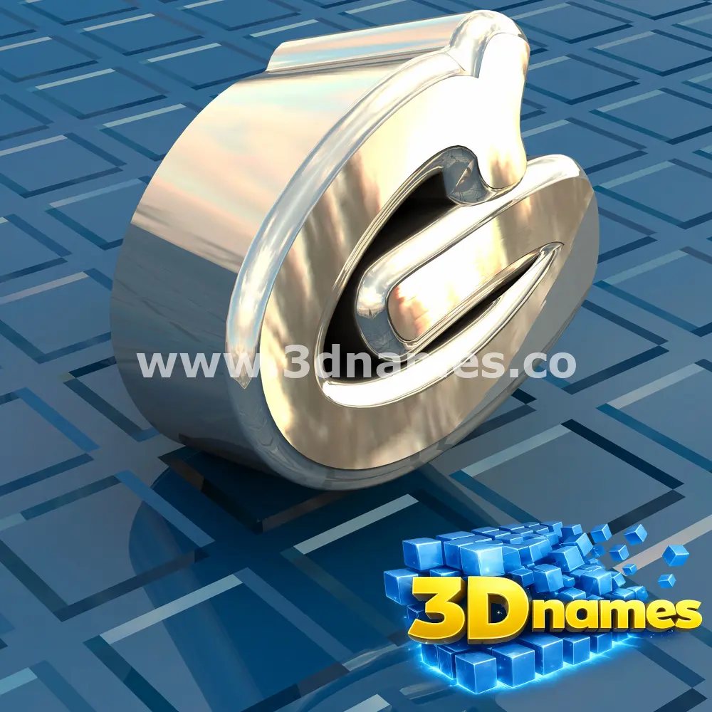g in Blue Bling style - 3D name wallpaper