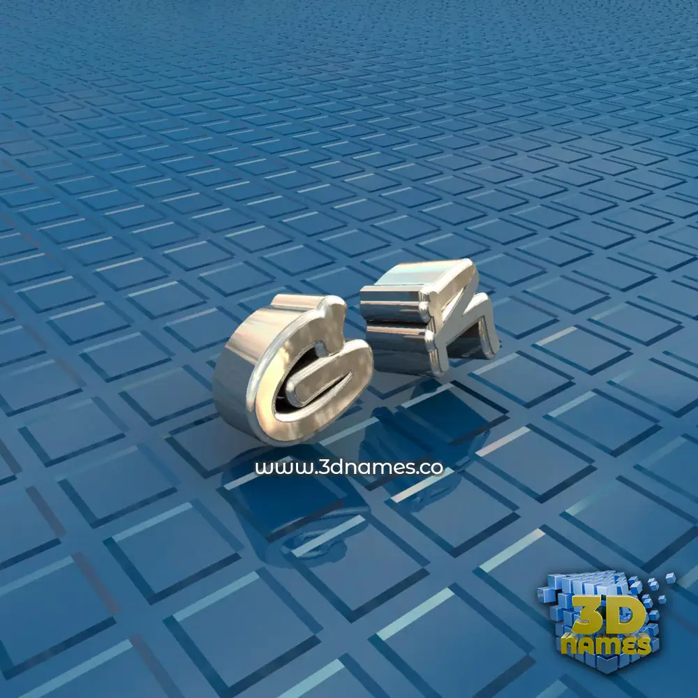 g r in Blue Bling style - 3D name wallpaper