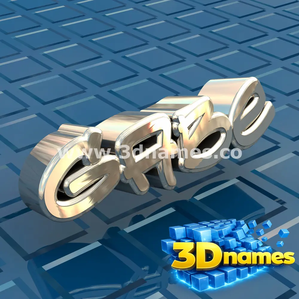 gabe in Blue Bling style - 3D name wallpaper