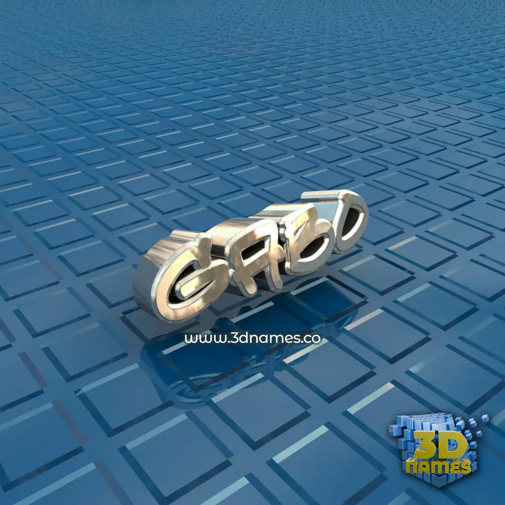 gabo in Blue Bling style - 3D name wallpaper