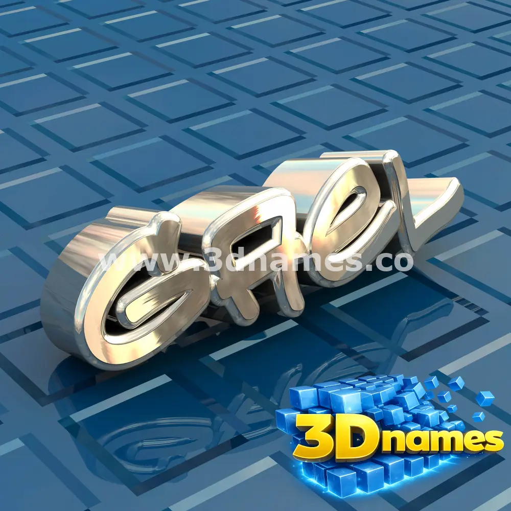 gael in Blue Bling style - 3D name wallpaper