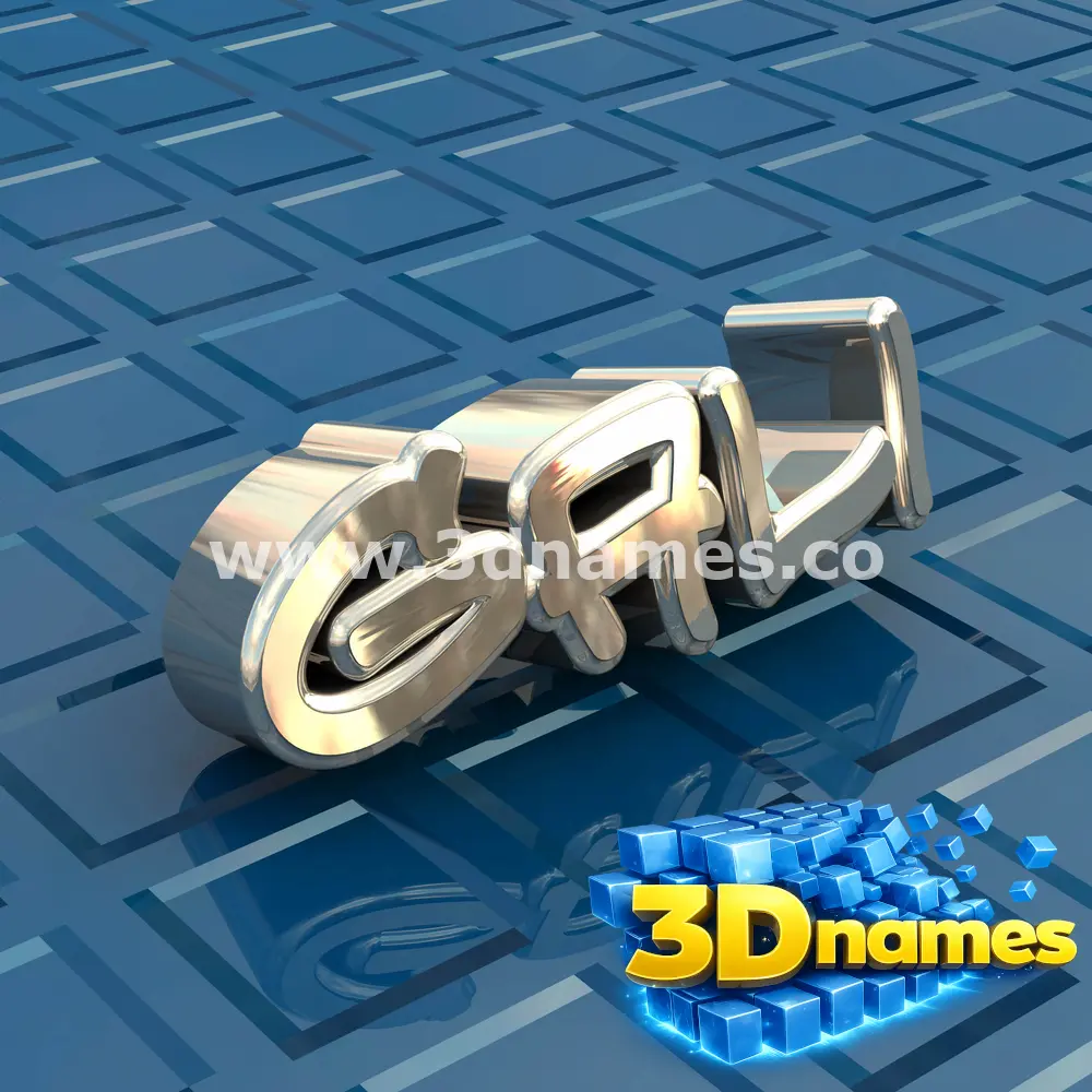 gali in Blue Bling style - 3D name wallpaper