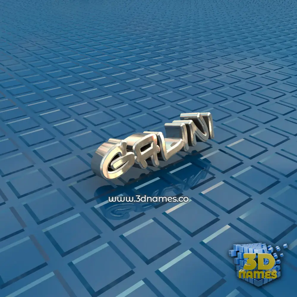 galini in Blue Bling style - 3D name wallpaper