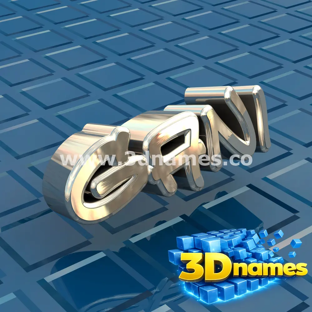 gani in Blue Bling style - 3D name wallpaper
