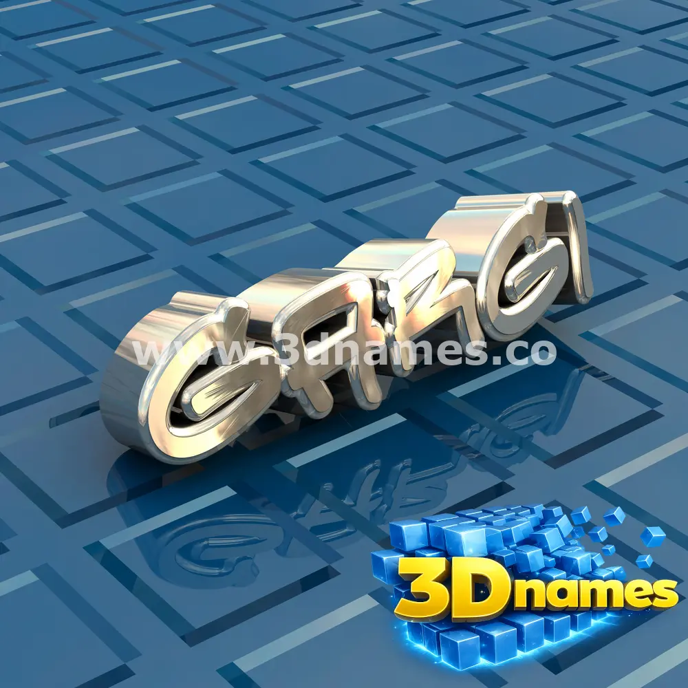 gargi in Blue Bling style - 3D name wallpaper
