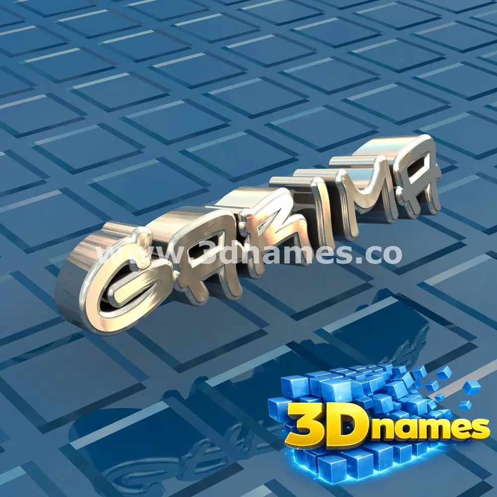 garima in Blue Bling style - 3D name wallpaper