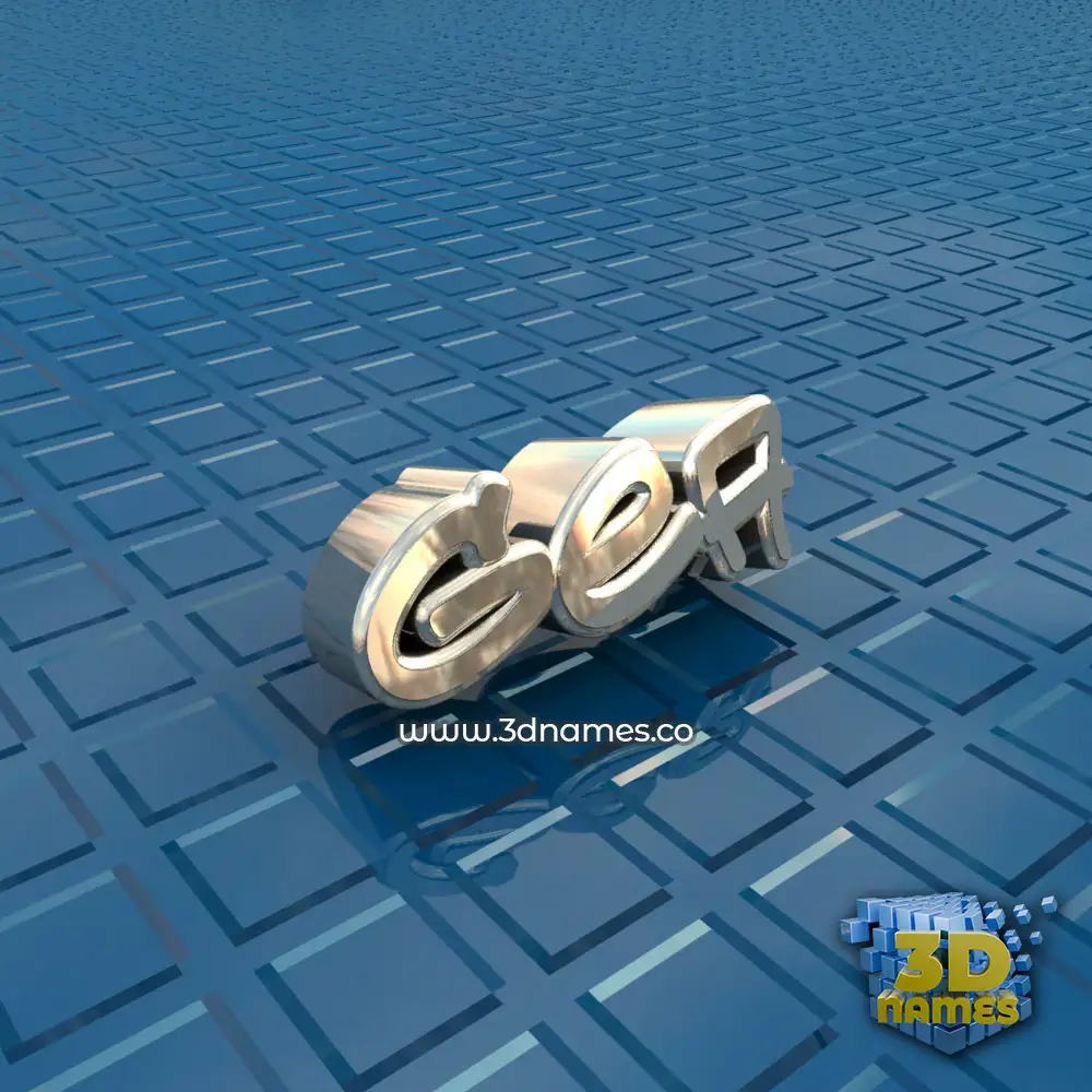 gea in Blue Bling style - 3D name wallpaper