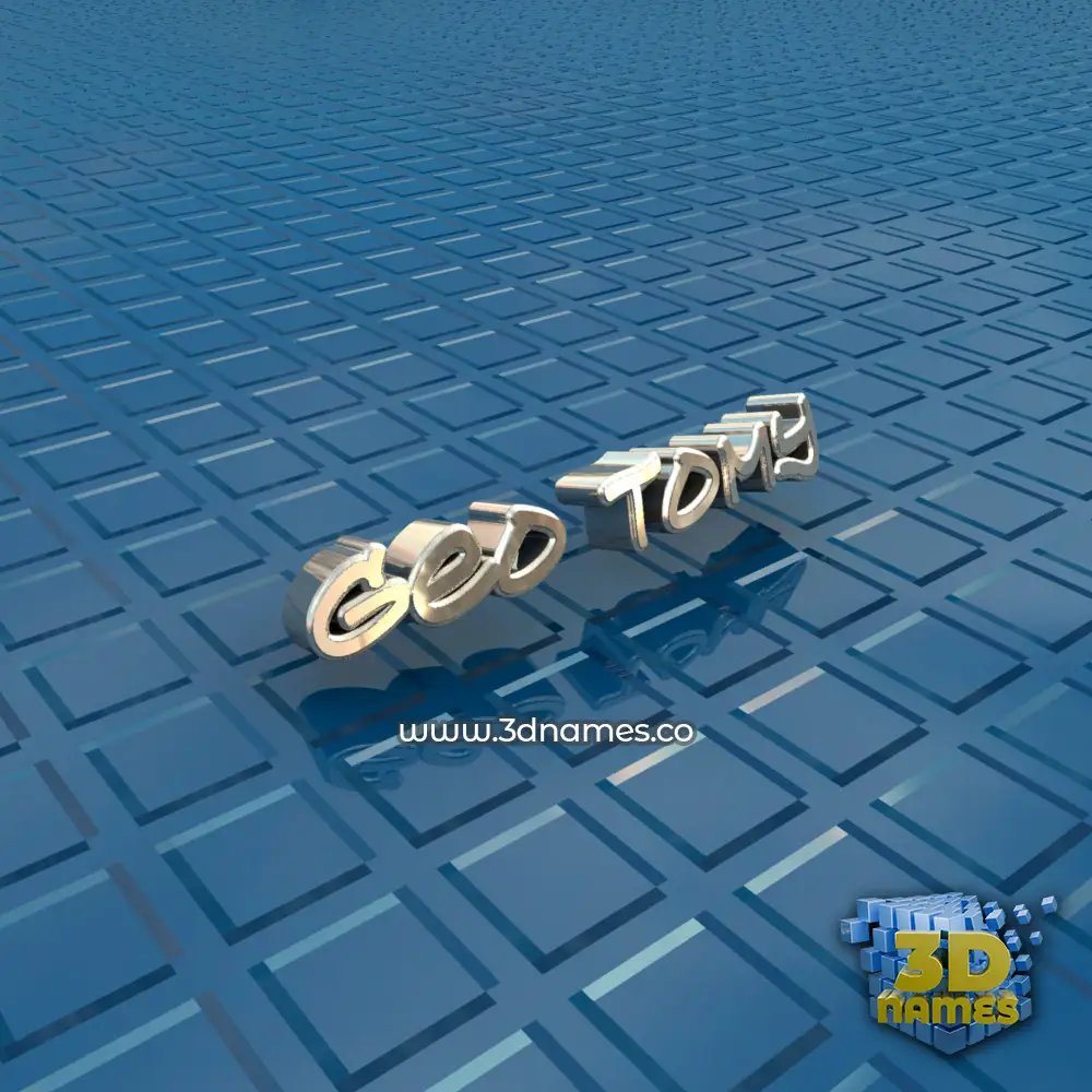 geo tomy in Blue Bling style - 3D name wallpaper