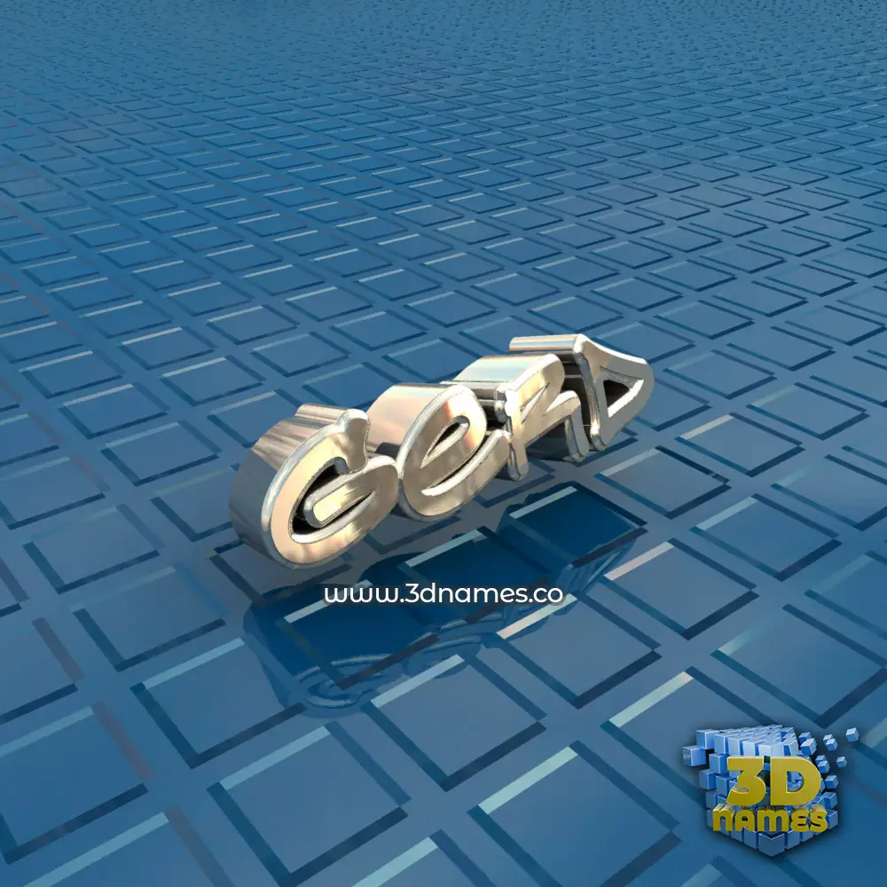 gerd in Blue Bling style - 3D name wallpaper