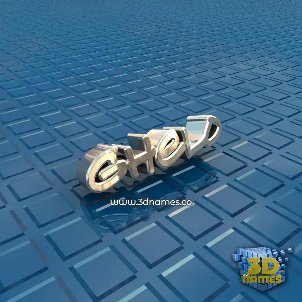 ghelo in Blue Bling style - 3D name wallpaper
