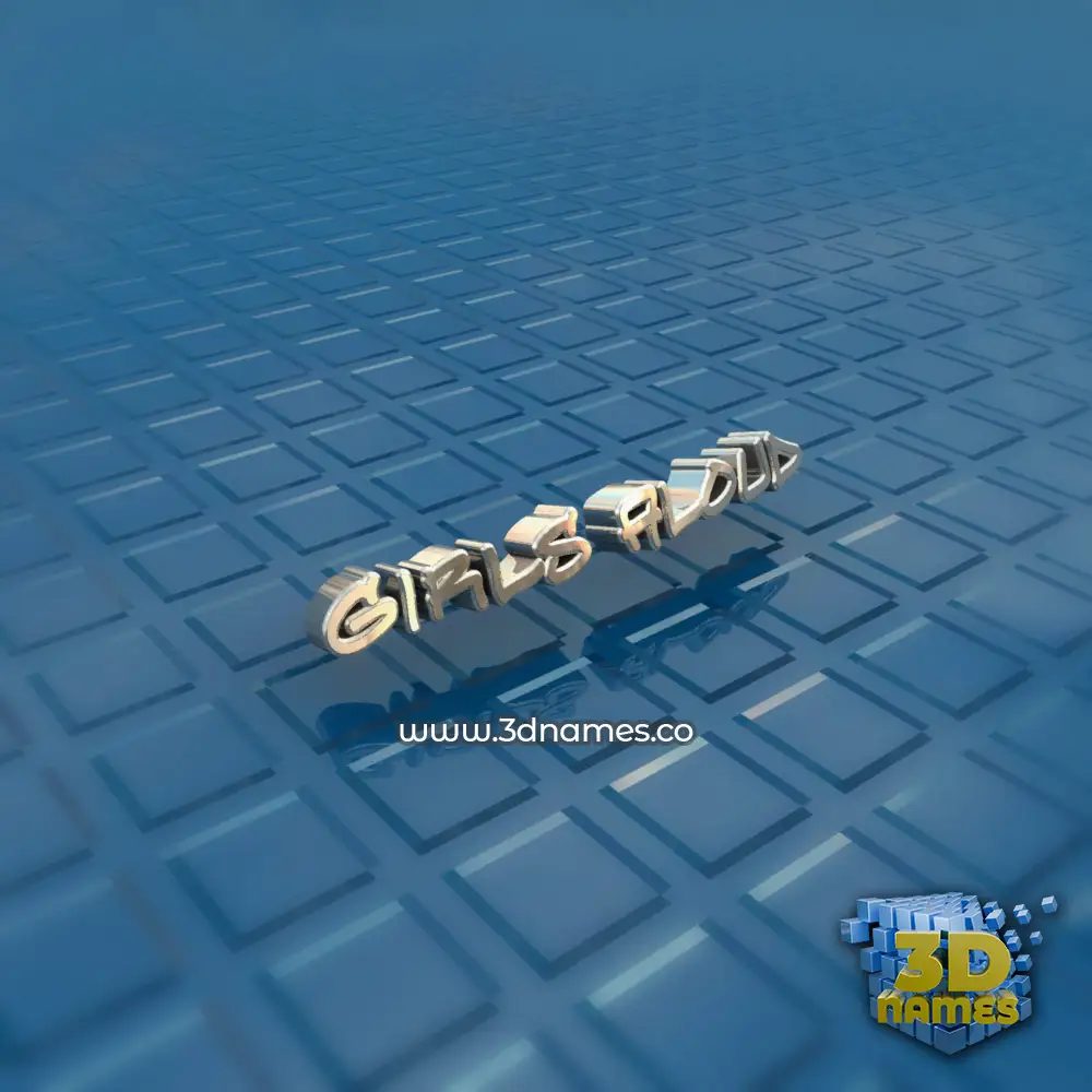 girls aloud in Blue Bling style - 3D name wallpaper