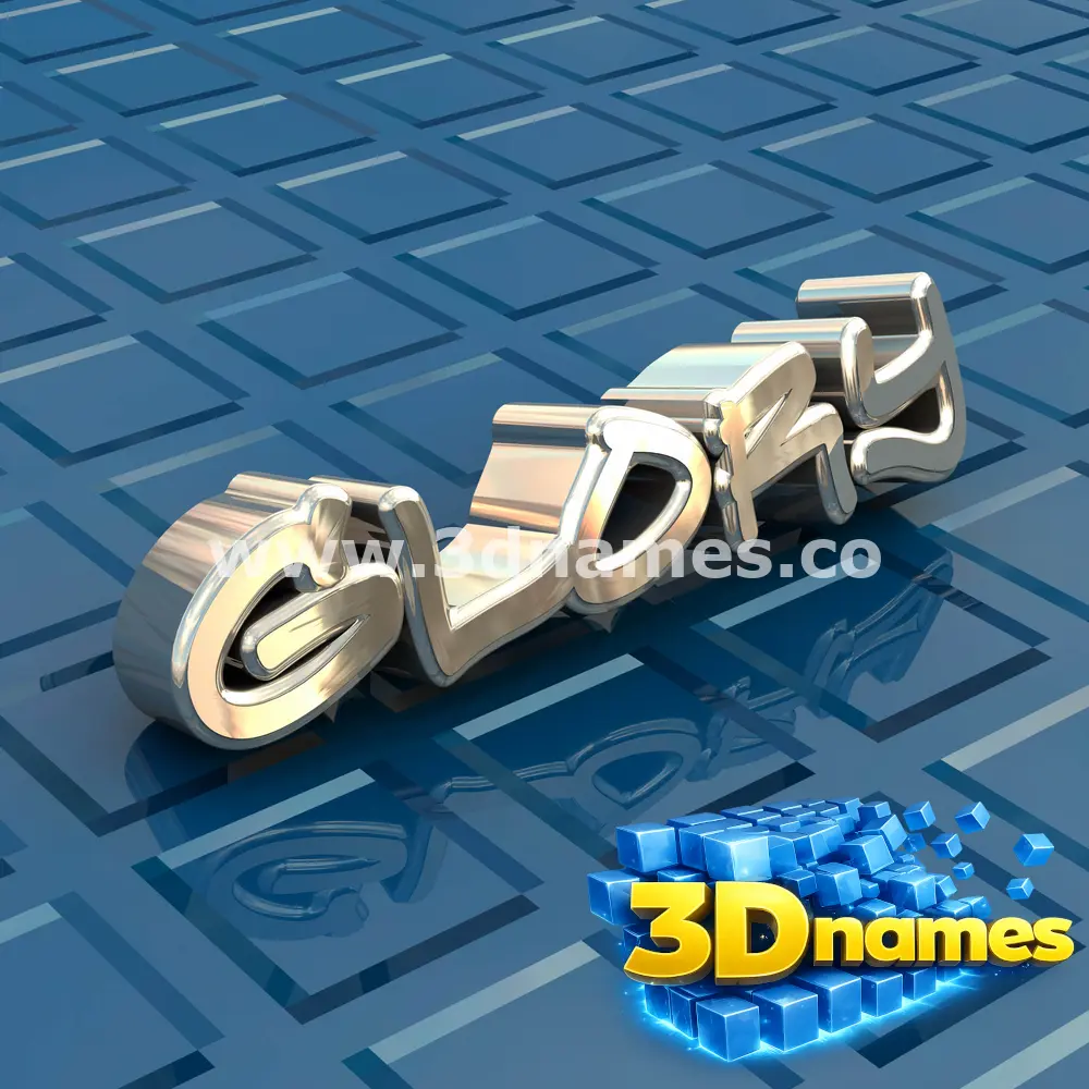 glory in Blue Bling style - 3D name wallpaper