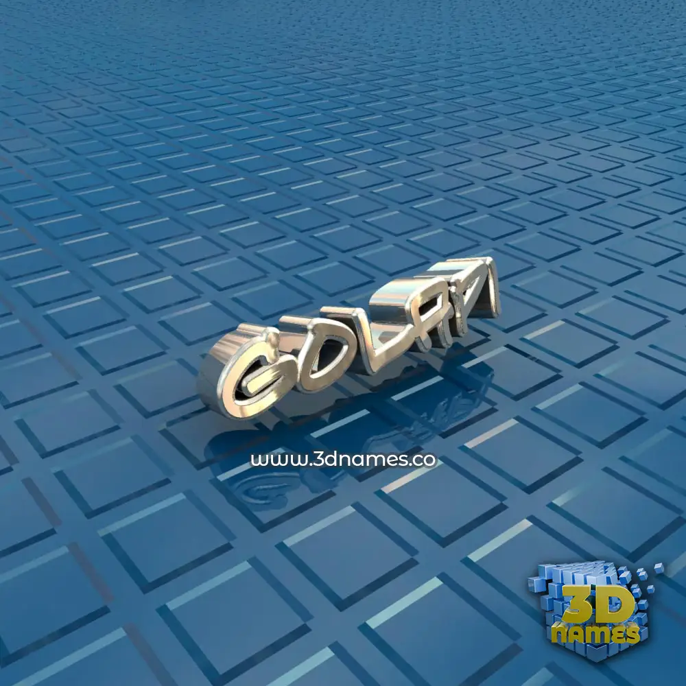 golapi in Blue Bling style - 3D name wallpaper