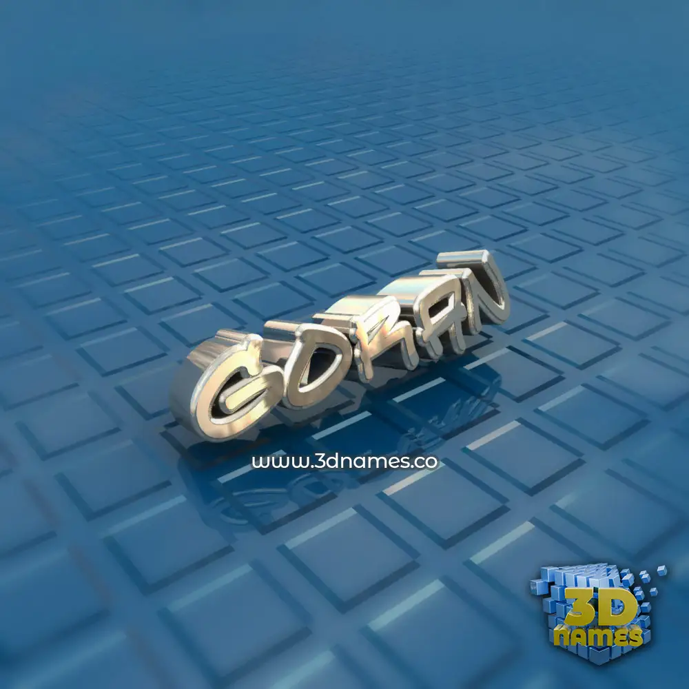 goran in Blue Bling style - 3D name wallpaper
