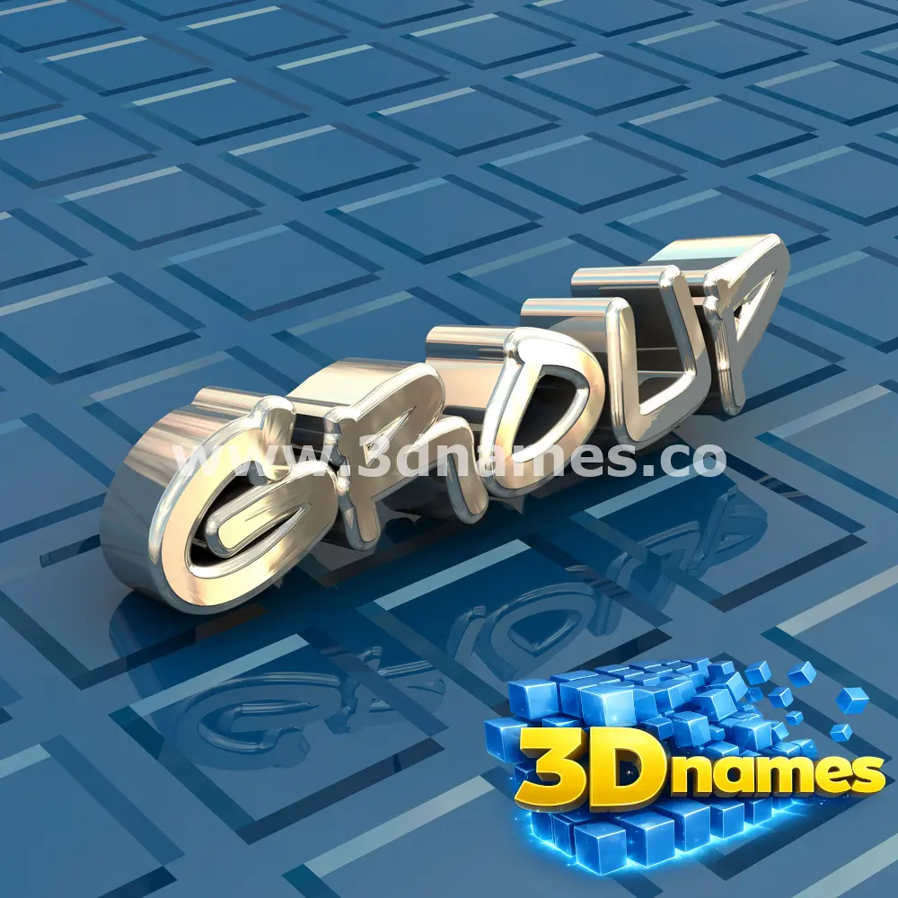 group in Blue Bling style - 3D name wallpaper