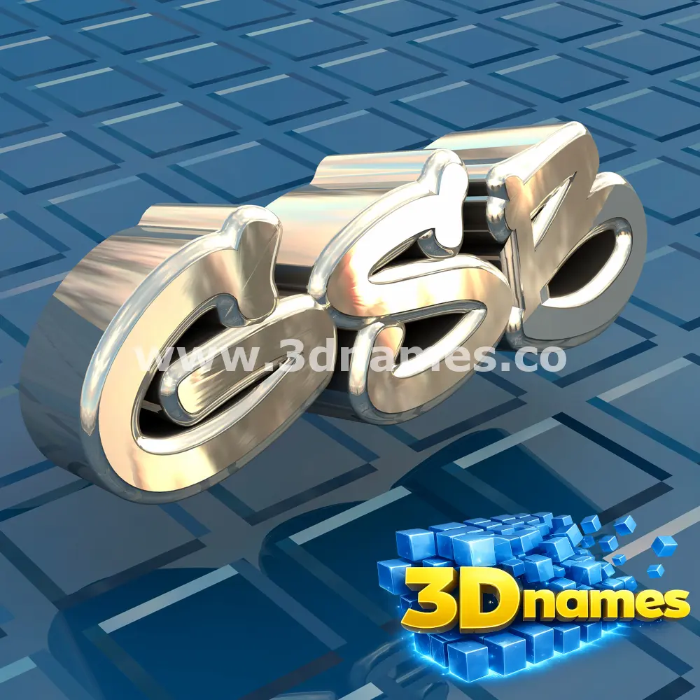 gsb in Blue Bling style - 3D name wallpaper