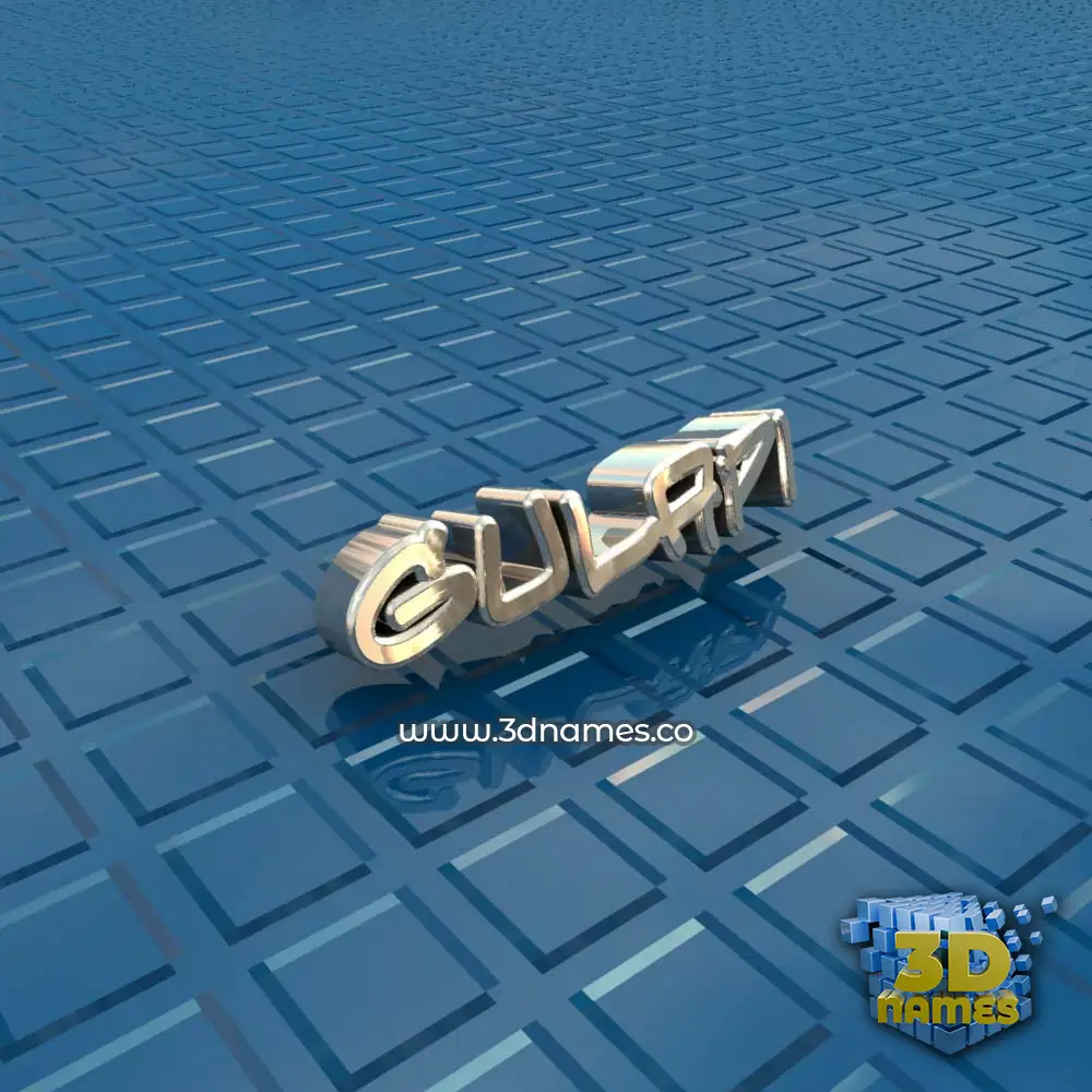 gulapi in Blue Bling style - 3D name wallpaper